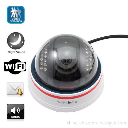 22 LED Wireless Motion Sensor Dome WiFi IP Camera with Night Vision + Email Alter (JH_IPC_006)